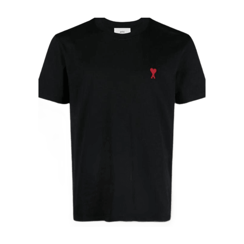 Ami Paris Camiseta Basic Preta