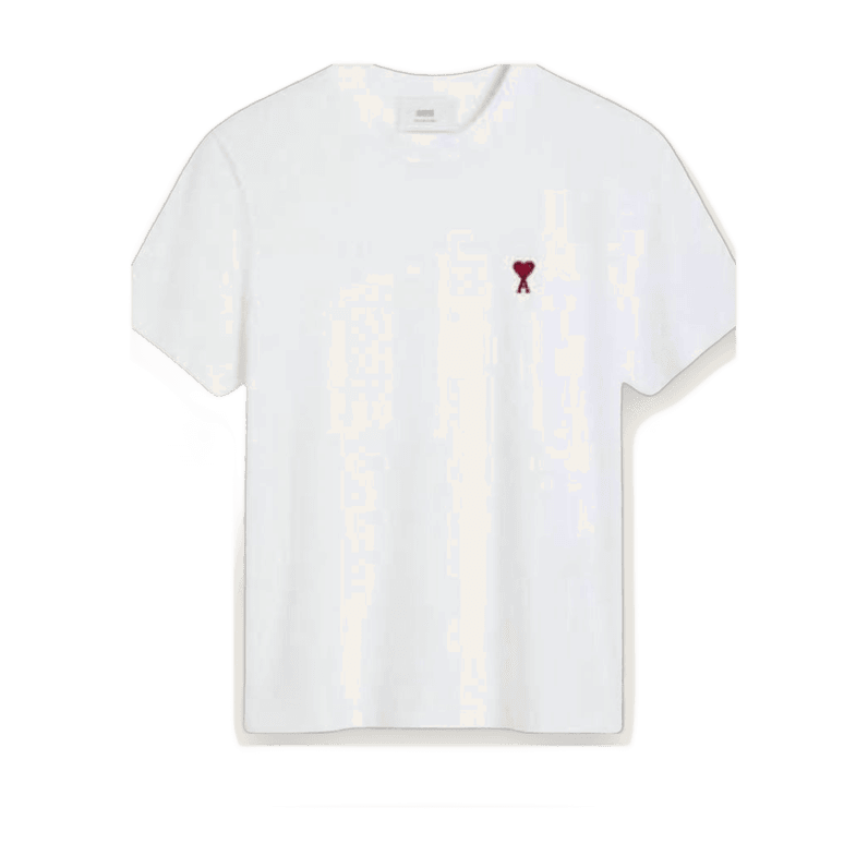 Ami Paris Camiseta Basic Branca