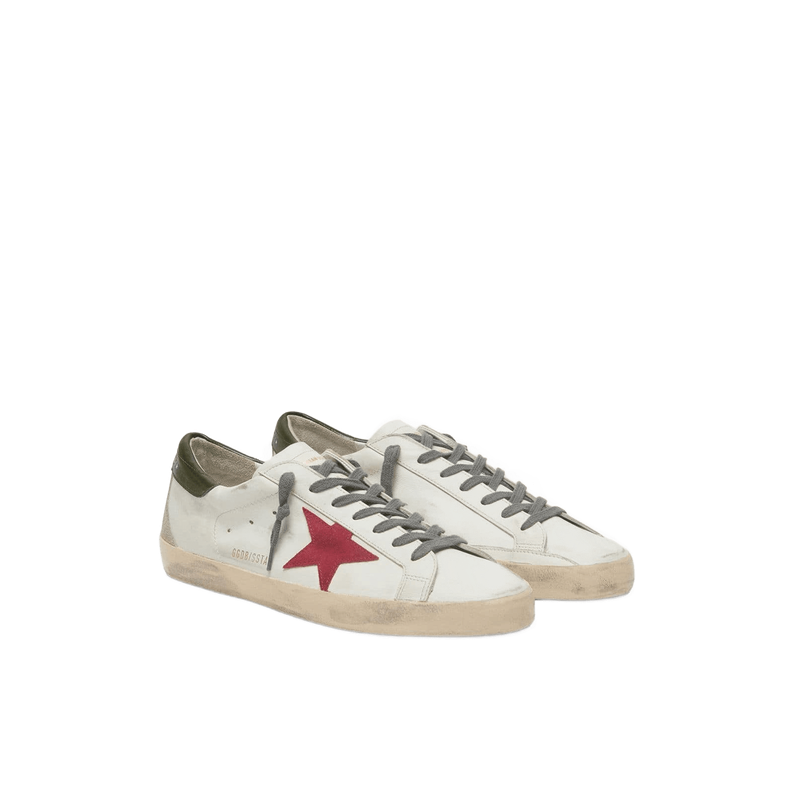 Golden Goose Super-Star Vermelho — vista 2