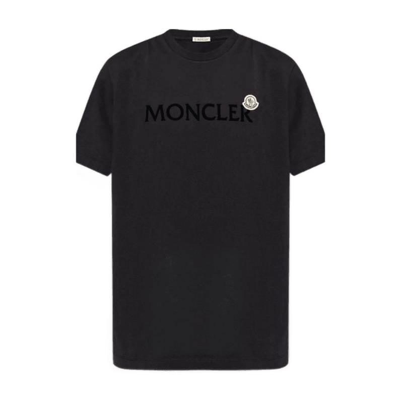 Moncler Camiseta Logo Preta