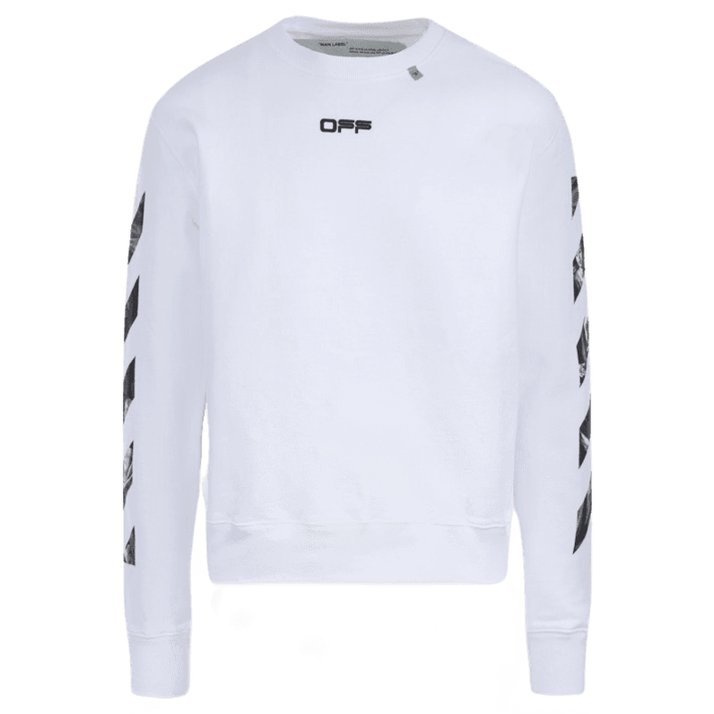 Off-White Suéter Branco e Amarelo — vista 2